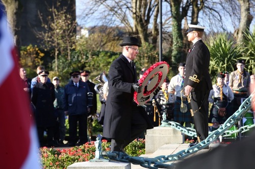 * 12 novembre 2017 : Remembrance à Greenock
