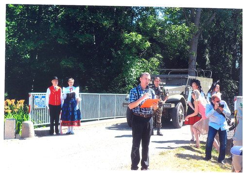 * Inauguration de la plaque aux soldats du Génie et de la Légion de la DFL à GRUSSENHEIM
