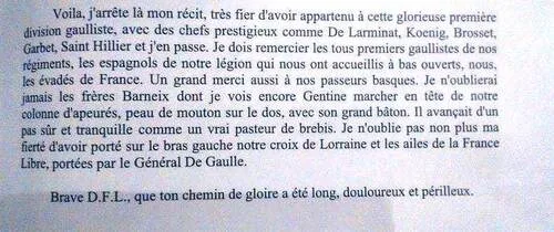 * Ulysse BRILLAUD (Atelier Lourd) , Evadé de France par l'Espagne, nous a quittés le 30 décembre dernier