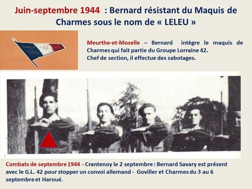 CNRD 2019 : témoignage sur Bernard SAVARY (BIM, 1ère DFL) auprès d'élèves de 3e de l'établissement professionnel Jeanne d'Arc au Havre
