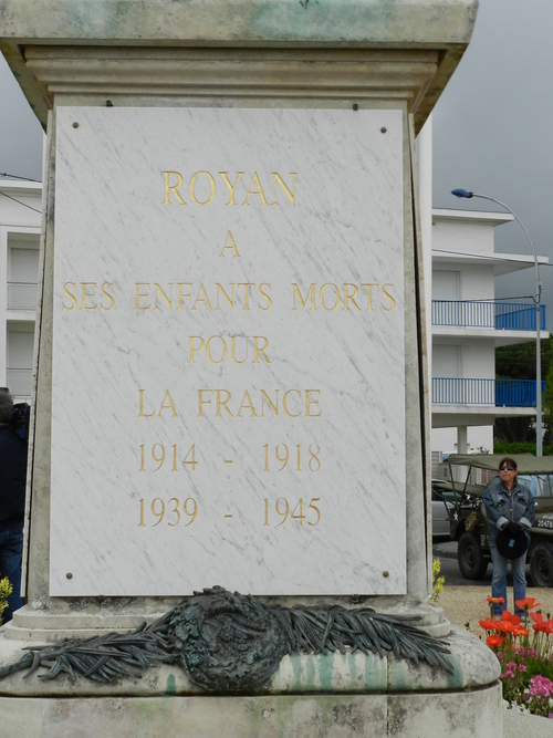 * Cérémonie du 70e anniversaire de la libération de Royan