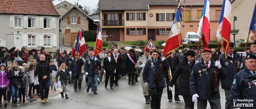 * Langatte (Moselle) inaugure sa borne du Serment de Koufra