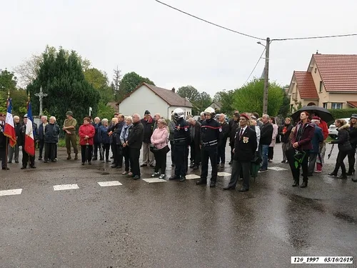 * Champagney-Éboulet, 75ème anniversaire de la Libération - Cérémonie au monument du 
