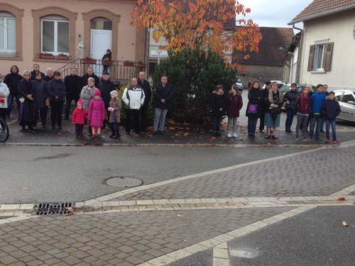 * Commémoration du 11 novembre à Obenheim