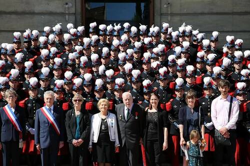 * Hommage des Saints Cyriens à leur parrain de promotion, le général Bernard-Saint Hillier (1911-2004)