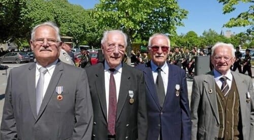 * Page souvenir - Octave HERPIN - ouvrier agricole - ancien du B.M.5 de la la 1re Division française libre