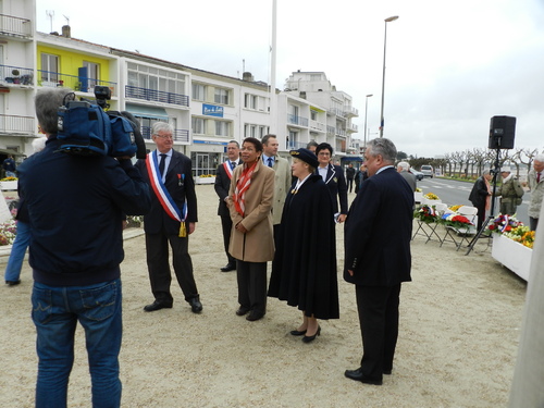 * Cérémonie du 70e anniversaire de la libération de Royan