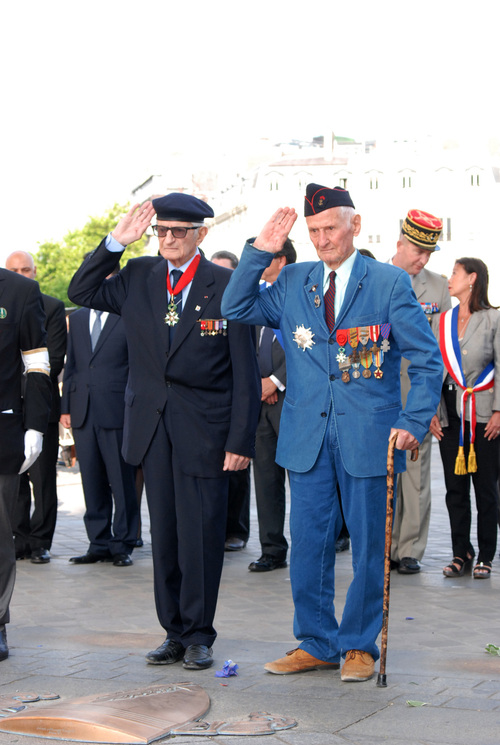 * 11 Juin 2015 - Cérémonies du 73e anniversaire  de Bir Hakeim à Paris