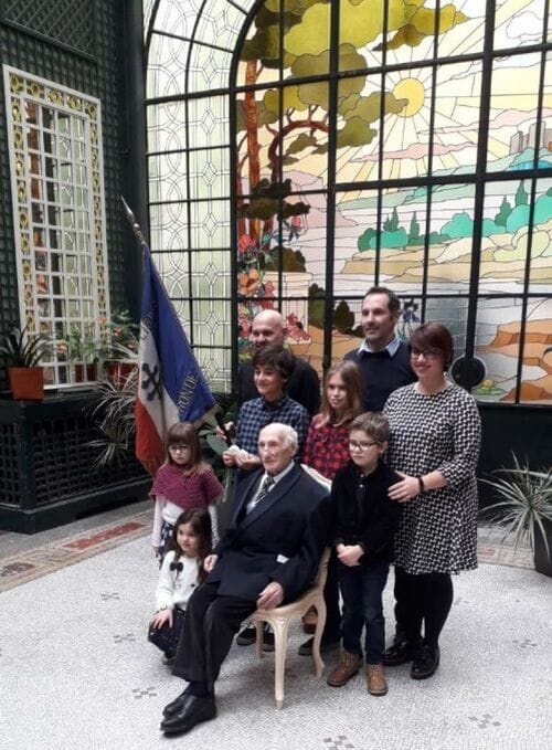 * Les 105 ans de Marcel Barbary fêté à la préfecture de la région Nouvelle-Aquitaine et de la Gironde.